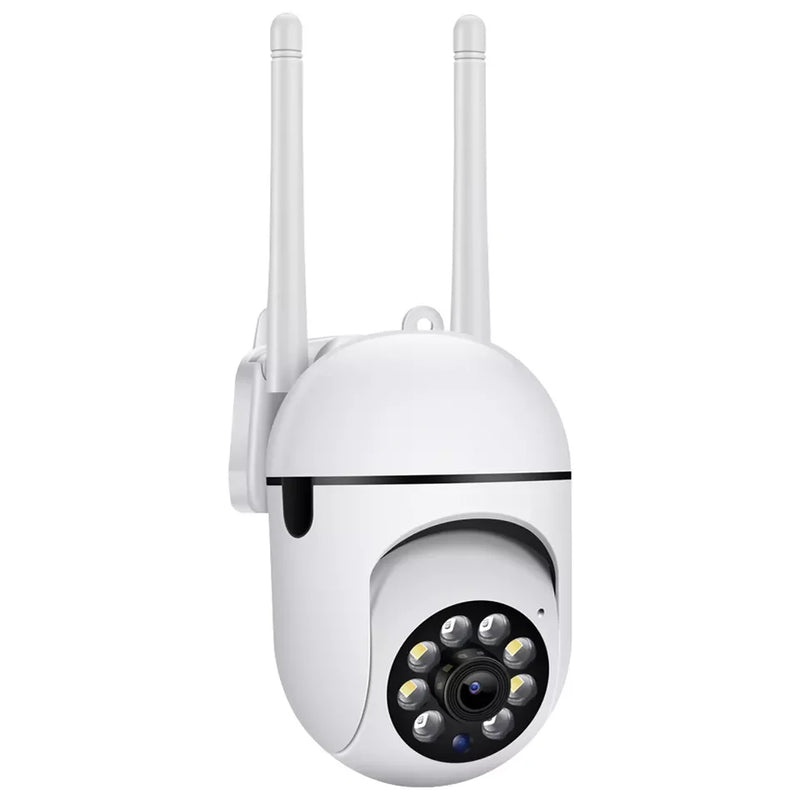 Câmera de vigilância de segurança sem fio IP Wi-Fi de 8 MP PTZ Câmeras com zoom de 4X Rastreamento Áudio bidirecional Câmera colorida noturna HD